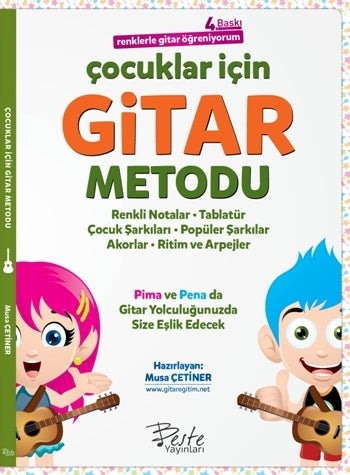 Çocuklar İçin Gitar Metodusu - Renklerle Gitar Öğreniyorum