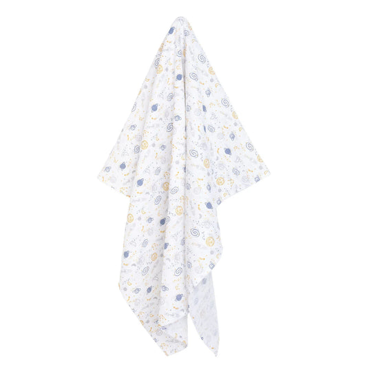 Little Dreams Boy Muslin Blanket - Patterned