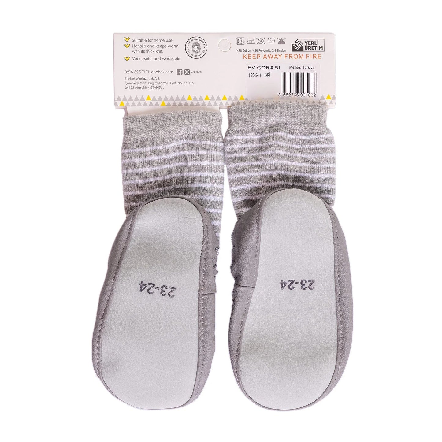 Minissa Baby Boy Pack of 3 Socks - White