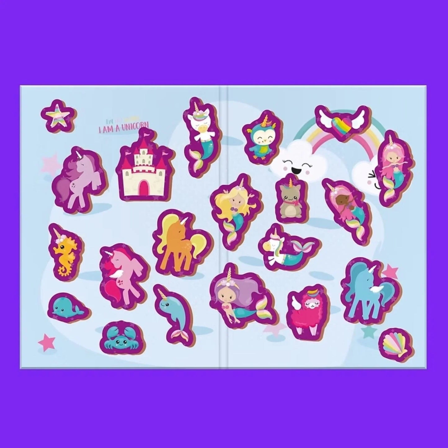 Rossie Wooden Magnetic Unicorn Set 21 pcs