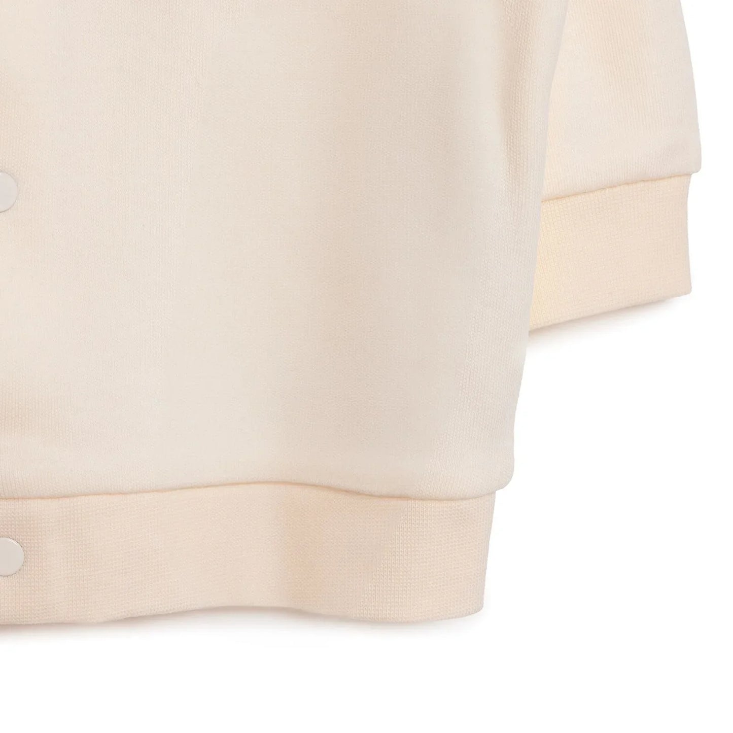 HelloBaby Basic Rib Cardigan - Ecru