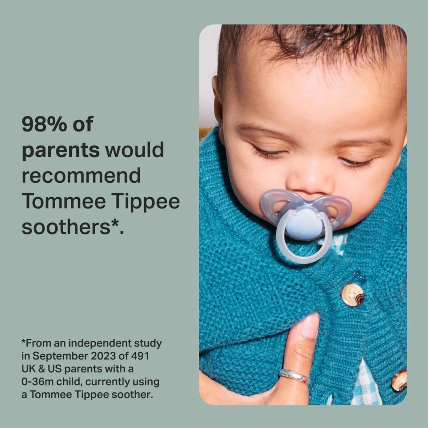 Tommee Tippee Night Time Soother 6-18 months Pack of 2 Assorted