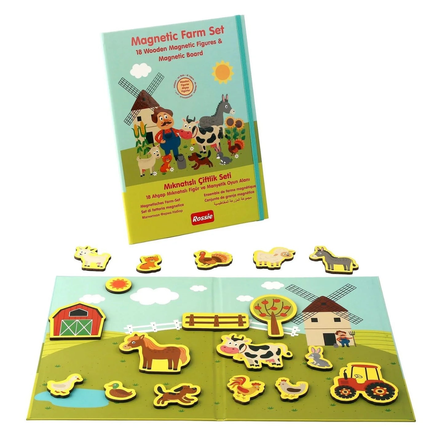 Rossie Wooden Magnetic Farm Playset