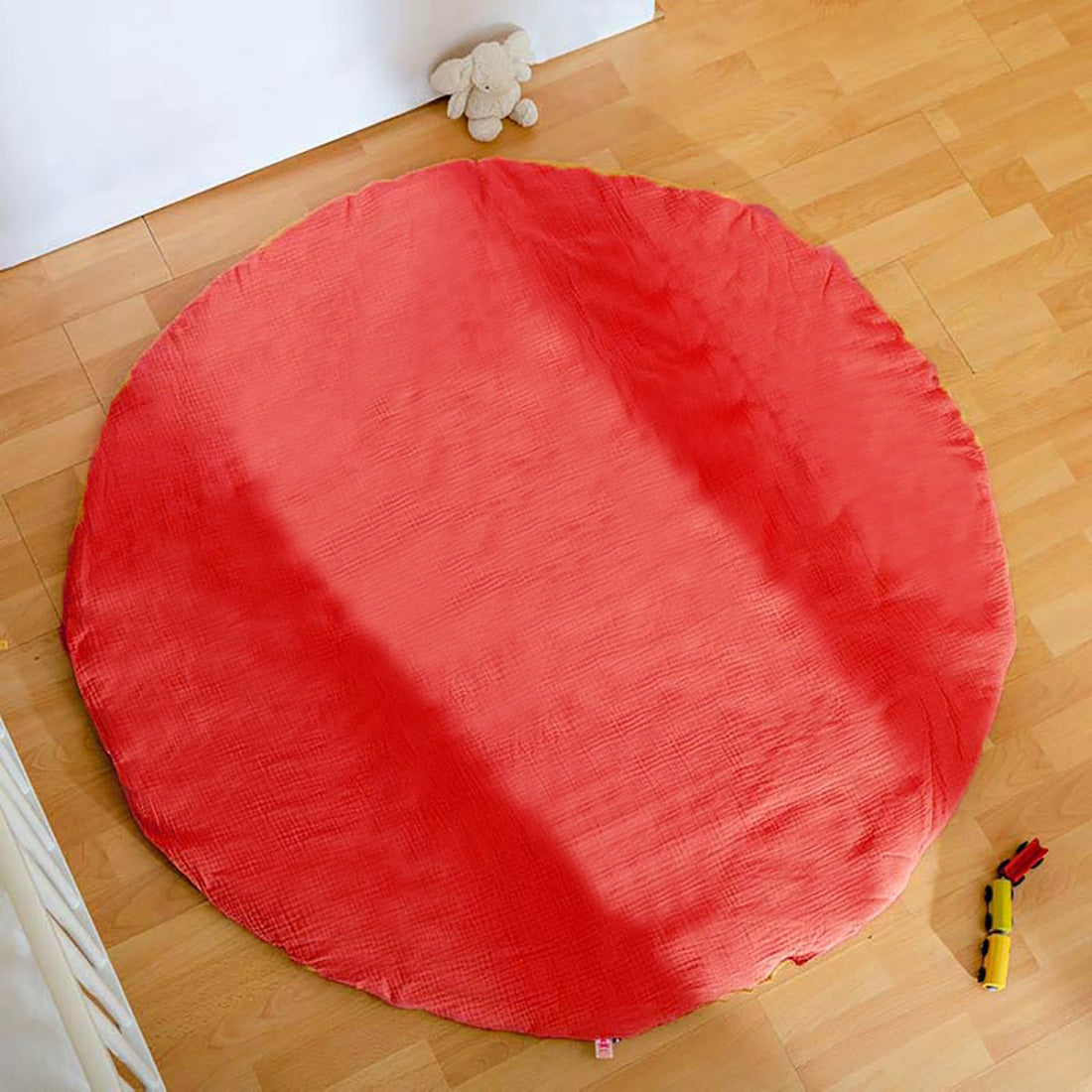Organic Cotton Activity Mat Havane - Strawberry