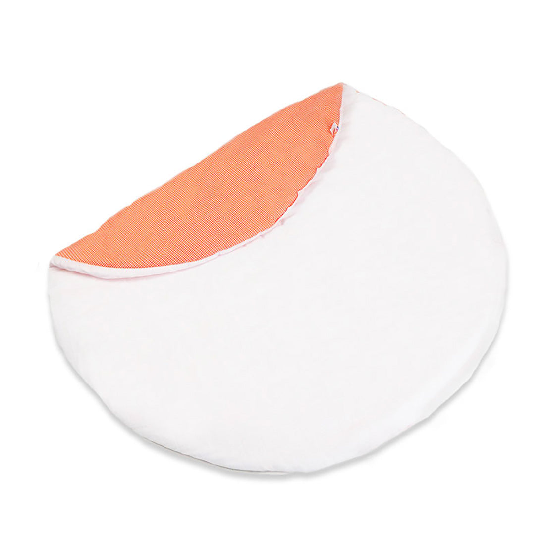 Organic Cotton Activity Mat Havane - White