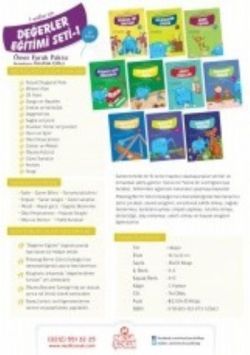 Değerler Eğitimi Seti - 1 (10 Kitap Takım) - mezetto