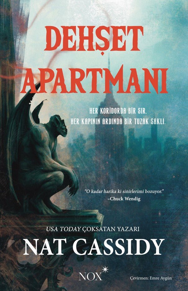 Dehşet Apartmanı – Nat Cassidy – Nox Yayınları – kitap kapağı