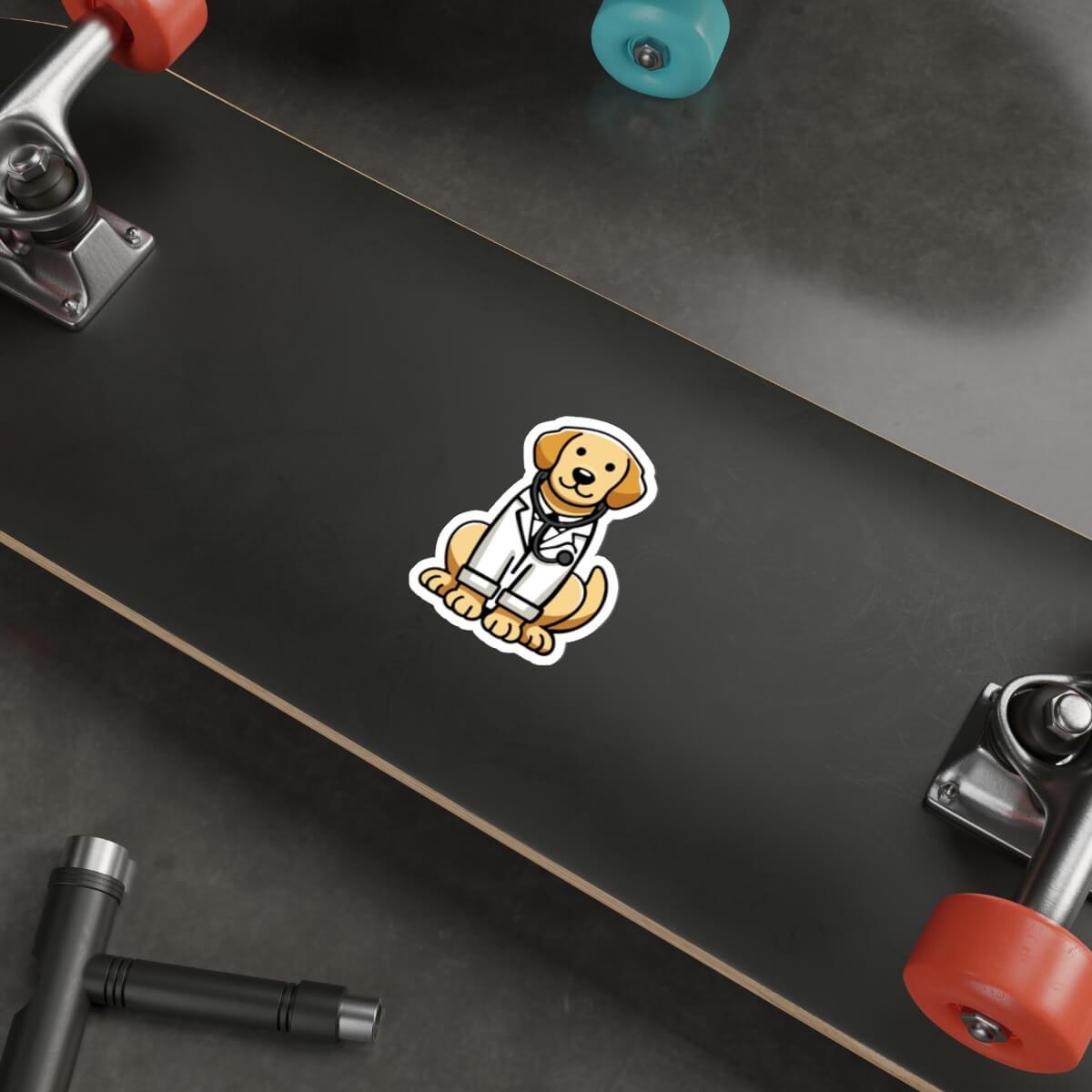 Doctor Dog Vinyl Sticker – Waterproof Cartoon Pet - mezetto KEOLIX KEOLIX