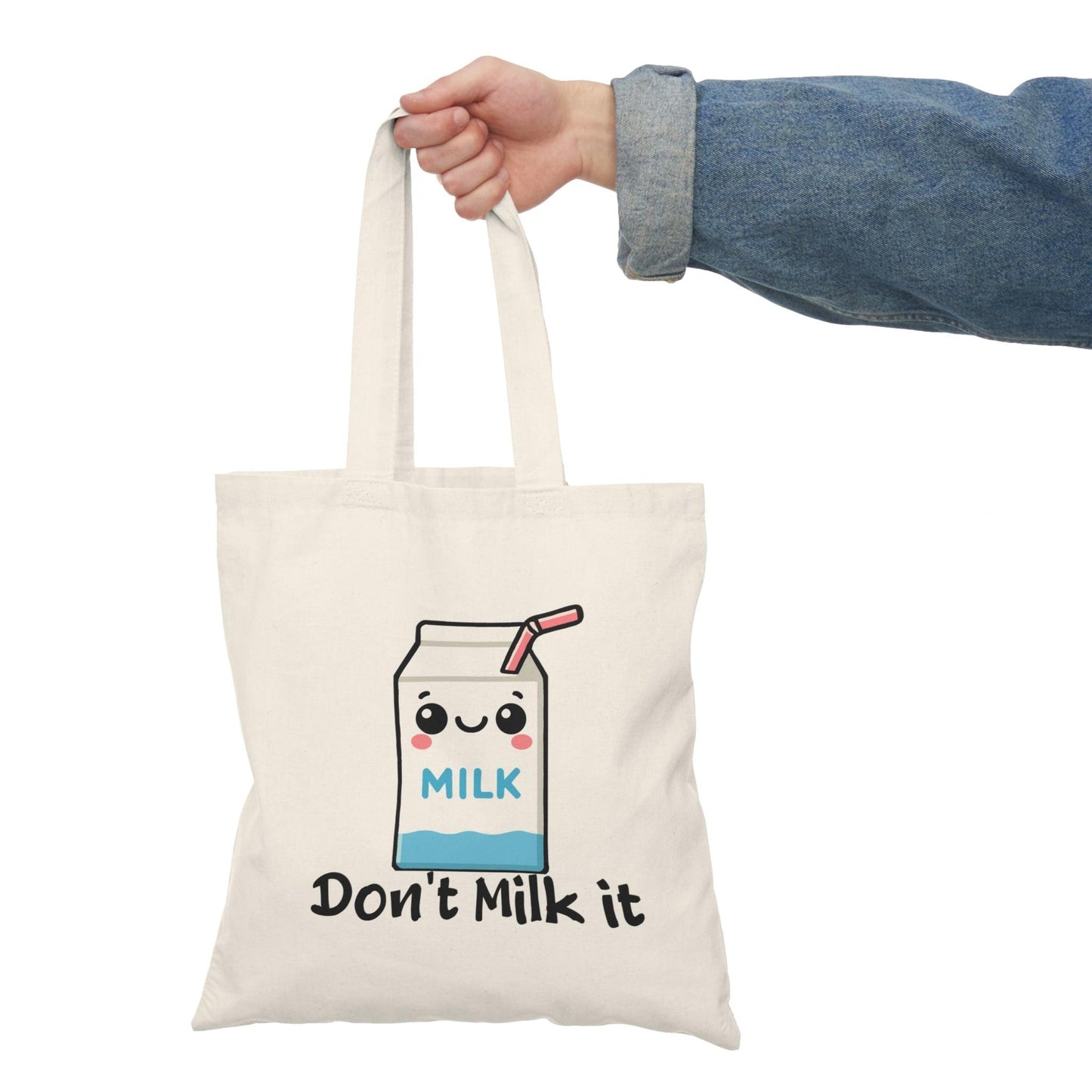 Don't Milk It Tote – Funny Eco Cartoon Milk Shopper Bag - mezetto KEOLIX KEOLIX