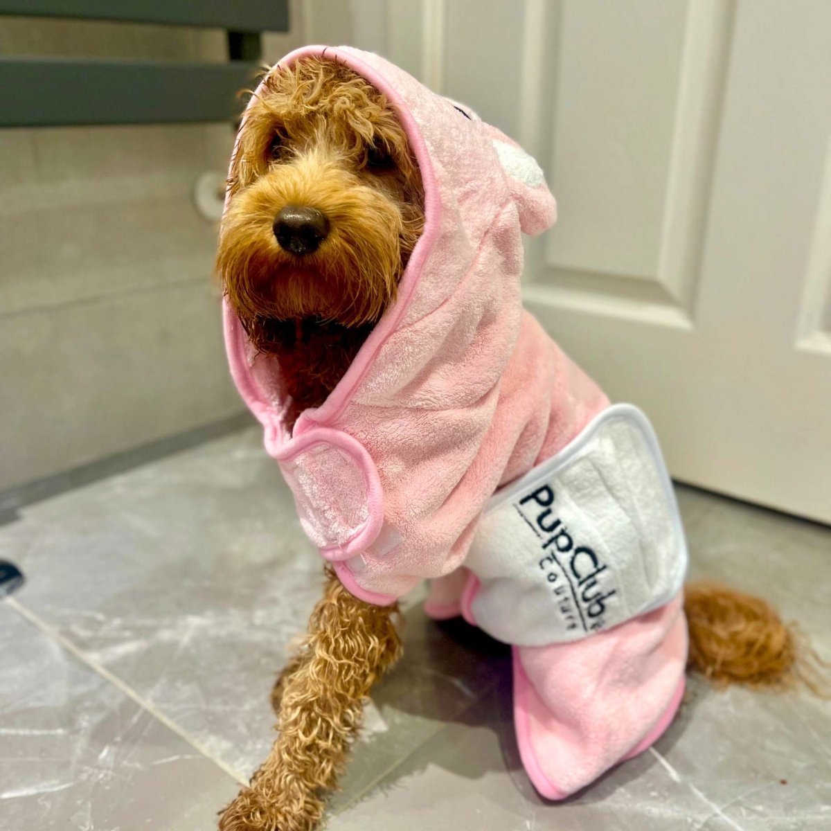 Drying Robe - Pink - mezetto PupClub Couture PupClub Couture