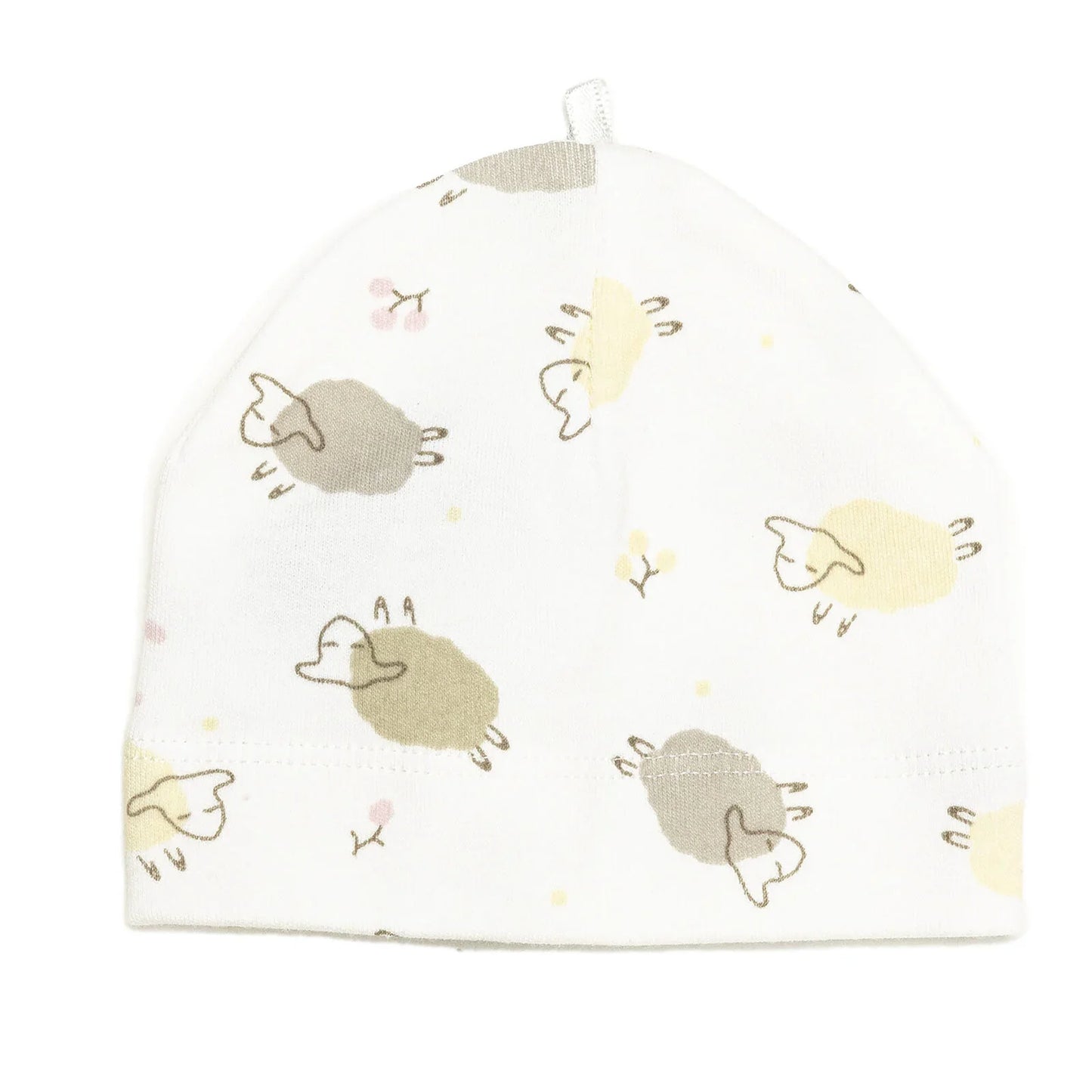 HelloBaby Footed Jumpsuit with Hat - Ecru