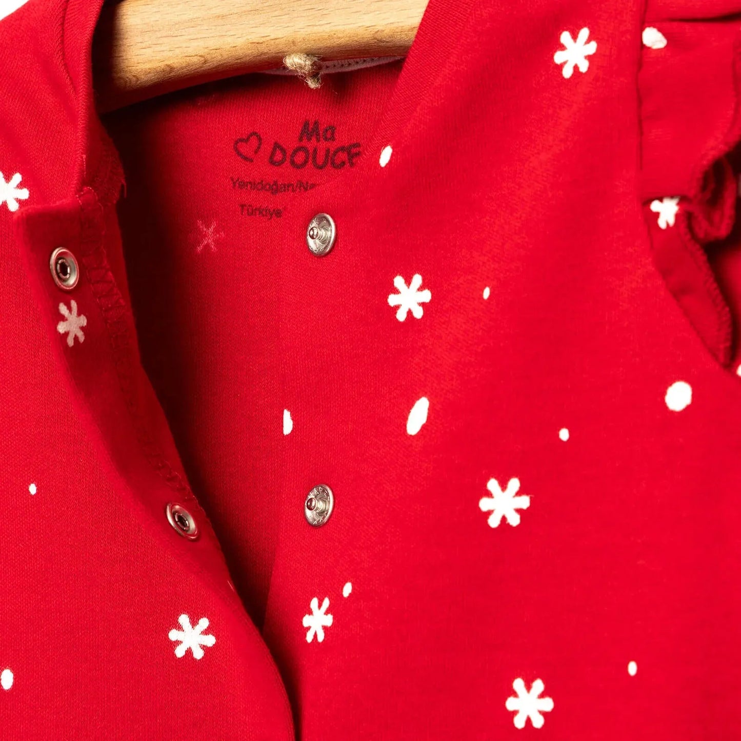 Ma Douce Baby Newborn Jumpsuit - Red