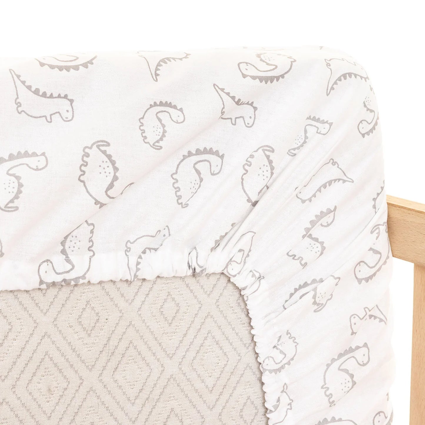 Little Dreams Boy Baby Crib Sheet - Grey