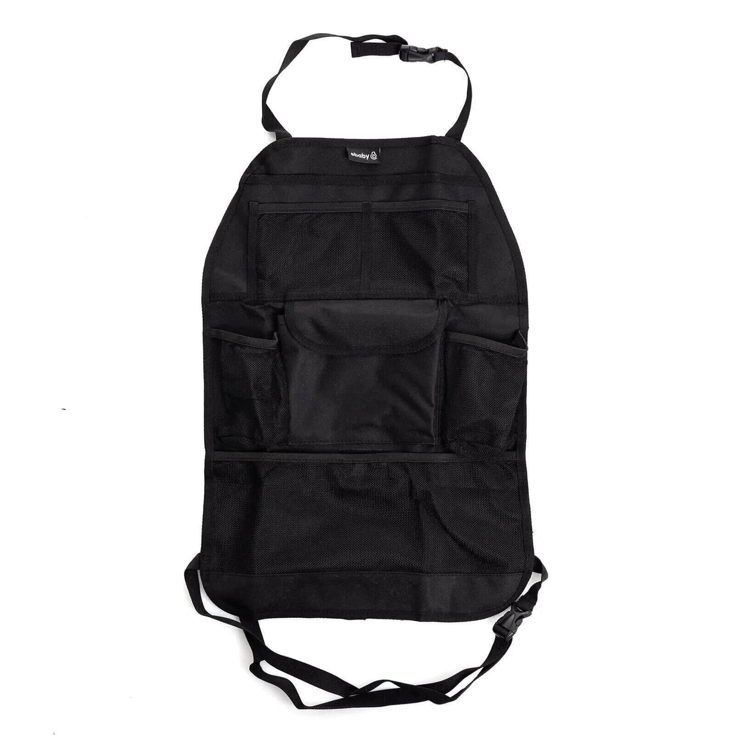ebaby Plain Backseat Organiser - Black - mezetto