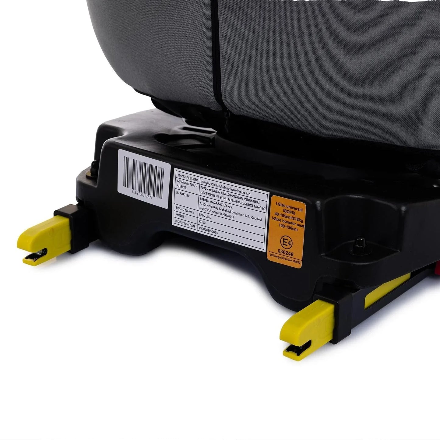 baby plus Pixi i-Size Car Seat - Grey