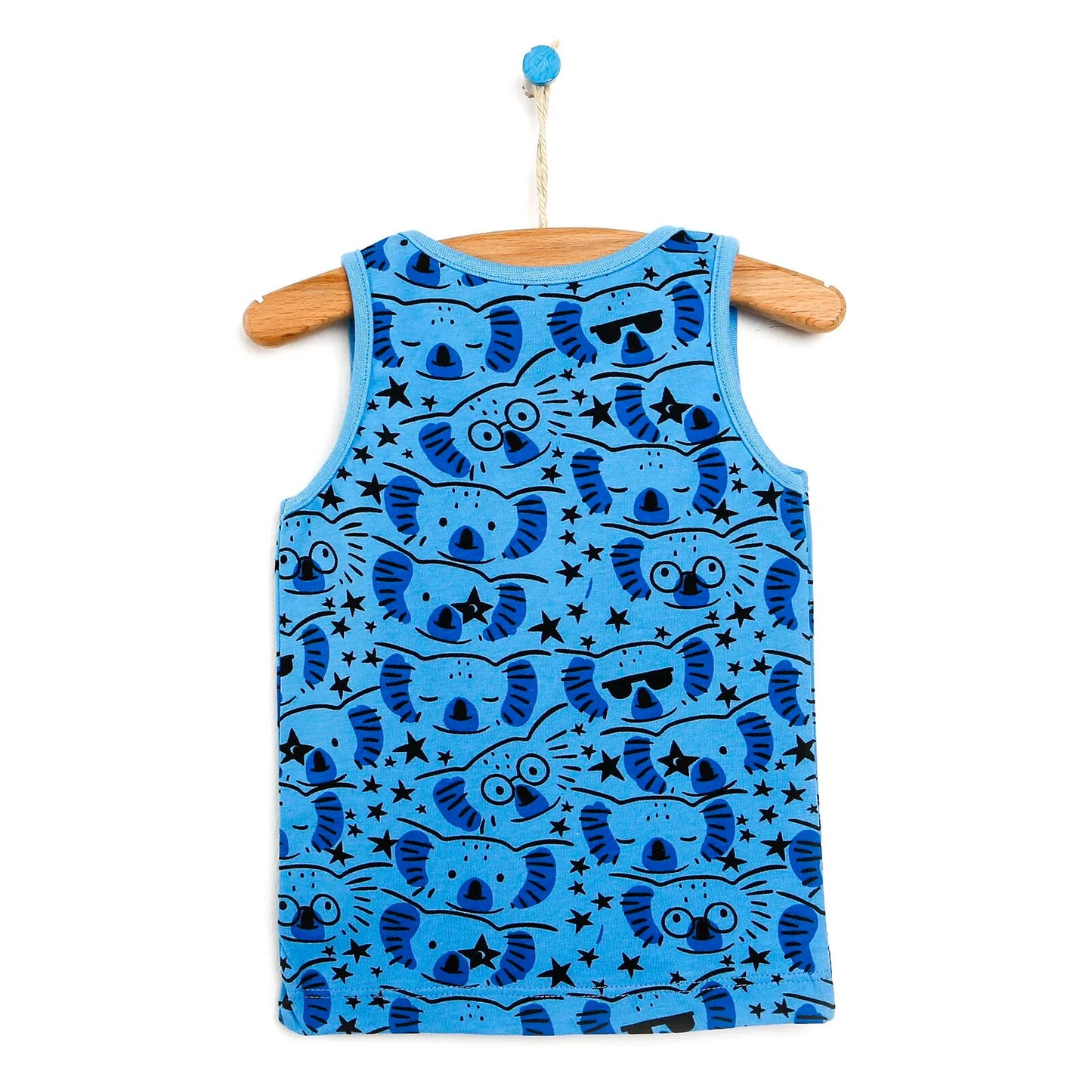 HelloBaby Basic Baby Boy Tank Top - Light Blue