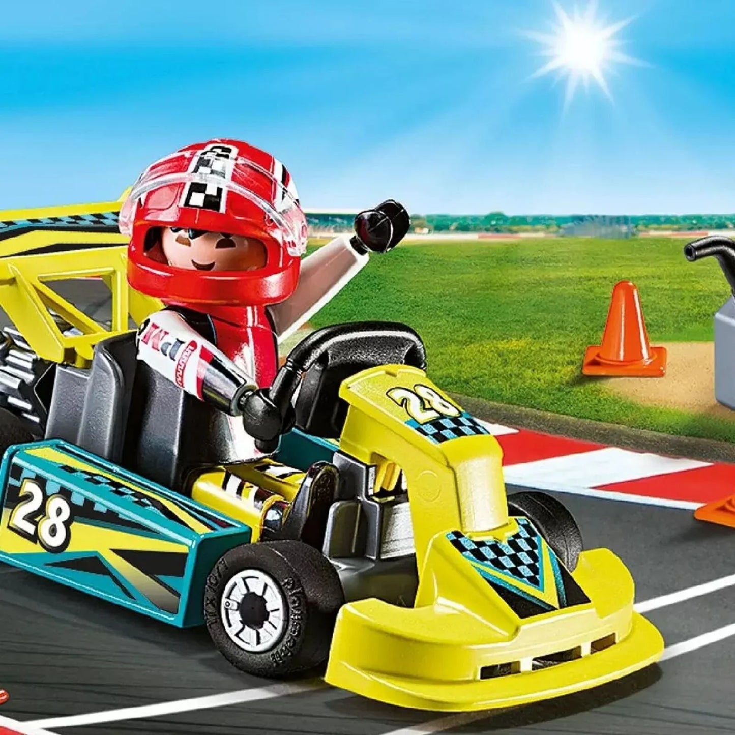 Playmobil Action Go-Kart Racer Small Carry Case 9322