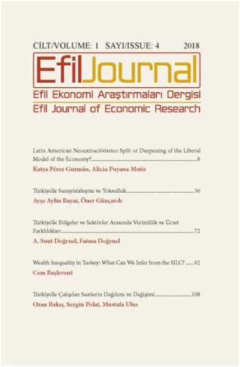 Efil Ekonomi Araştırmaları Dergisi; Titel: 1. Satz 4