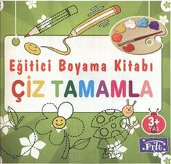 Eğitici Boyama Kitabı - Çiz Tamamla - mezetto