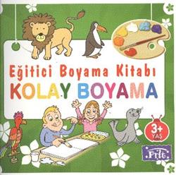 Eğitici Boyama Kitabı - Kolay Boyama - mezetto