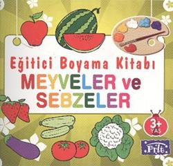 Eğitici Boyama Kitabı - Meyveler ve Sebzeler - mezetto