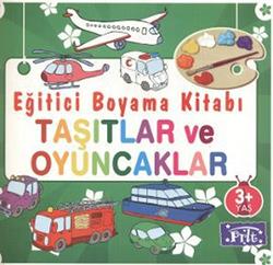 Eğitici Boyama Kitabı - Taşıtlar ve Oyuncaklar - mezetto