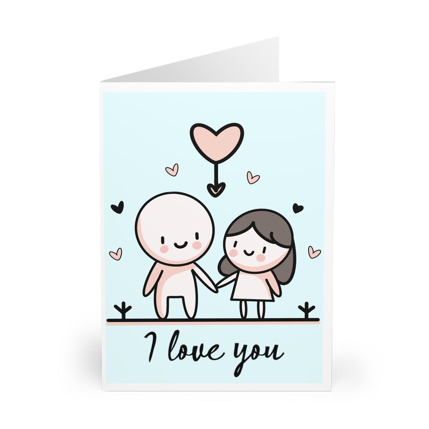 Elegant Love Card – Timeless Valentine, Birthday or More - mezetto KEOLIX KEOLIX