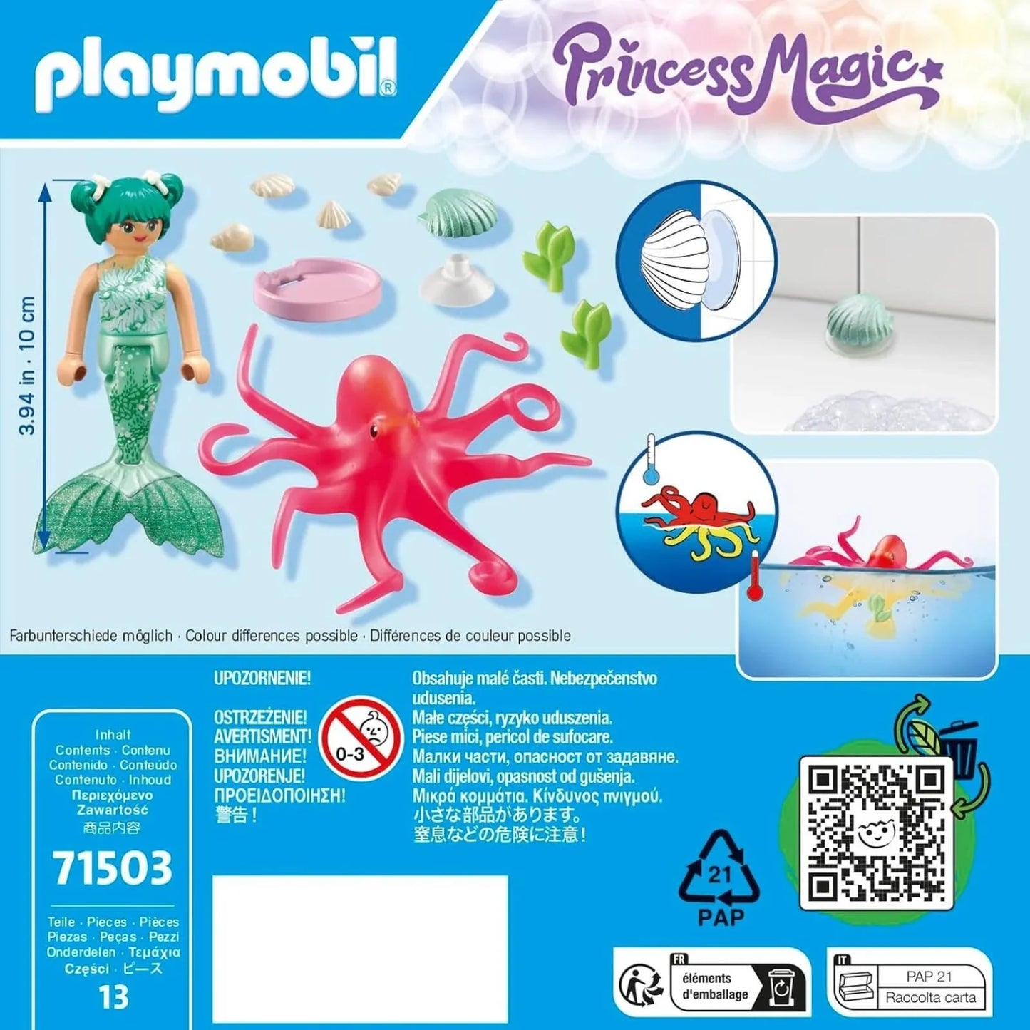 Playmobil Princess Magic 71503 Mermaid with Octopus