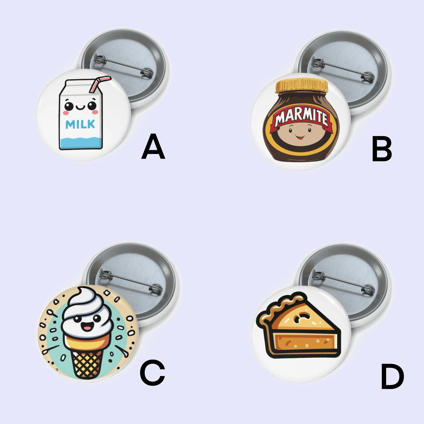 Foodie Pin Badge Bundle - mezetto KEOLIX KEOLIX