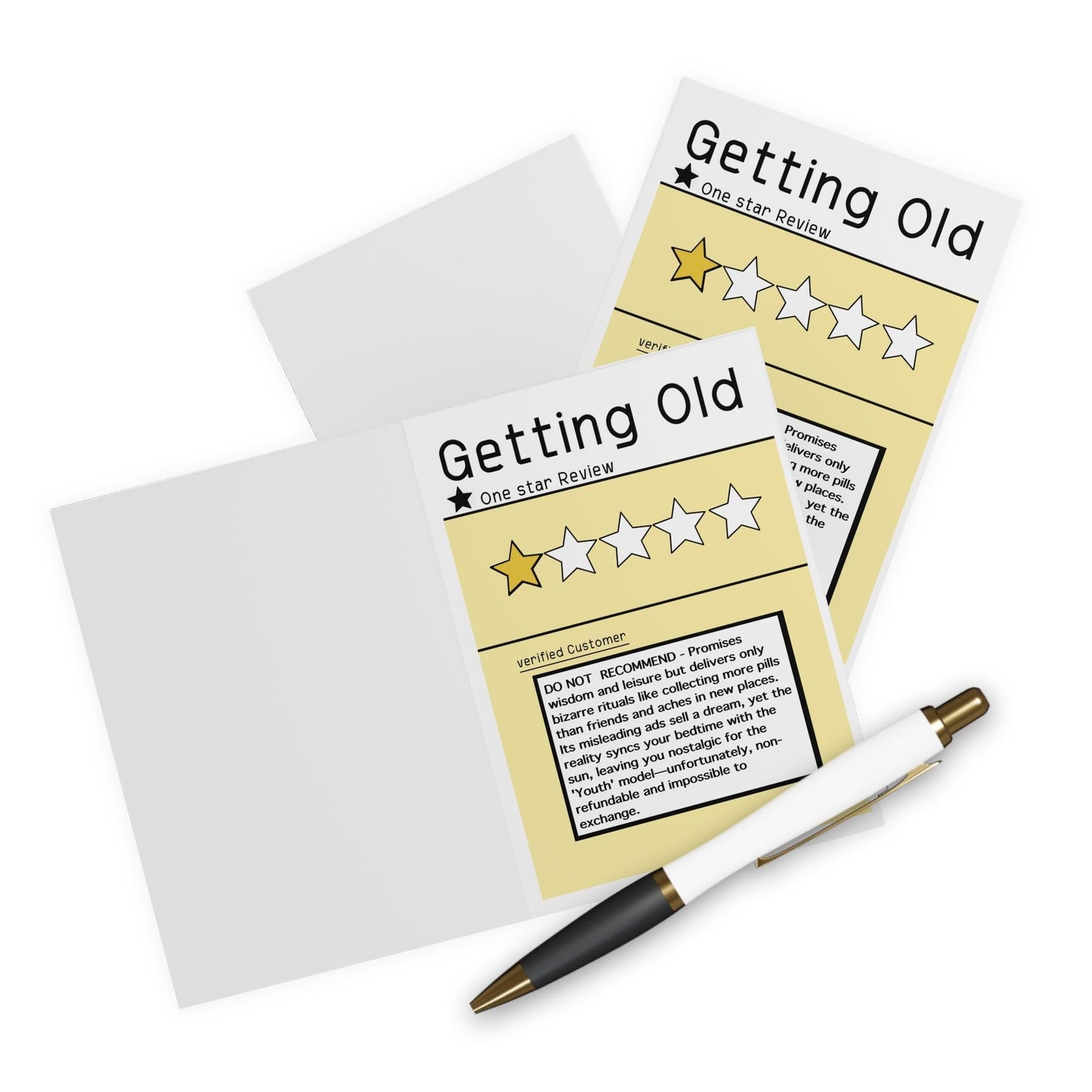 Funny “Getting Old” Card – Humour for Any Age & Occasion - mezetto KEOLIX KEOLIX