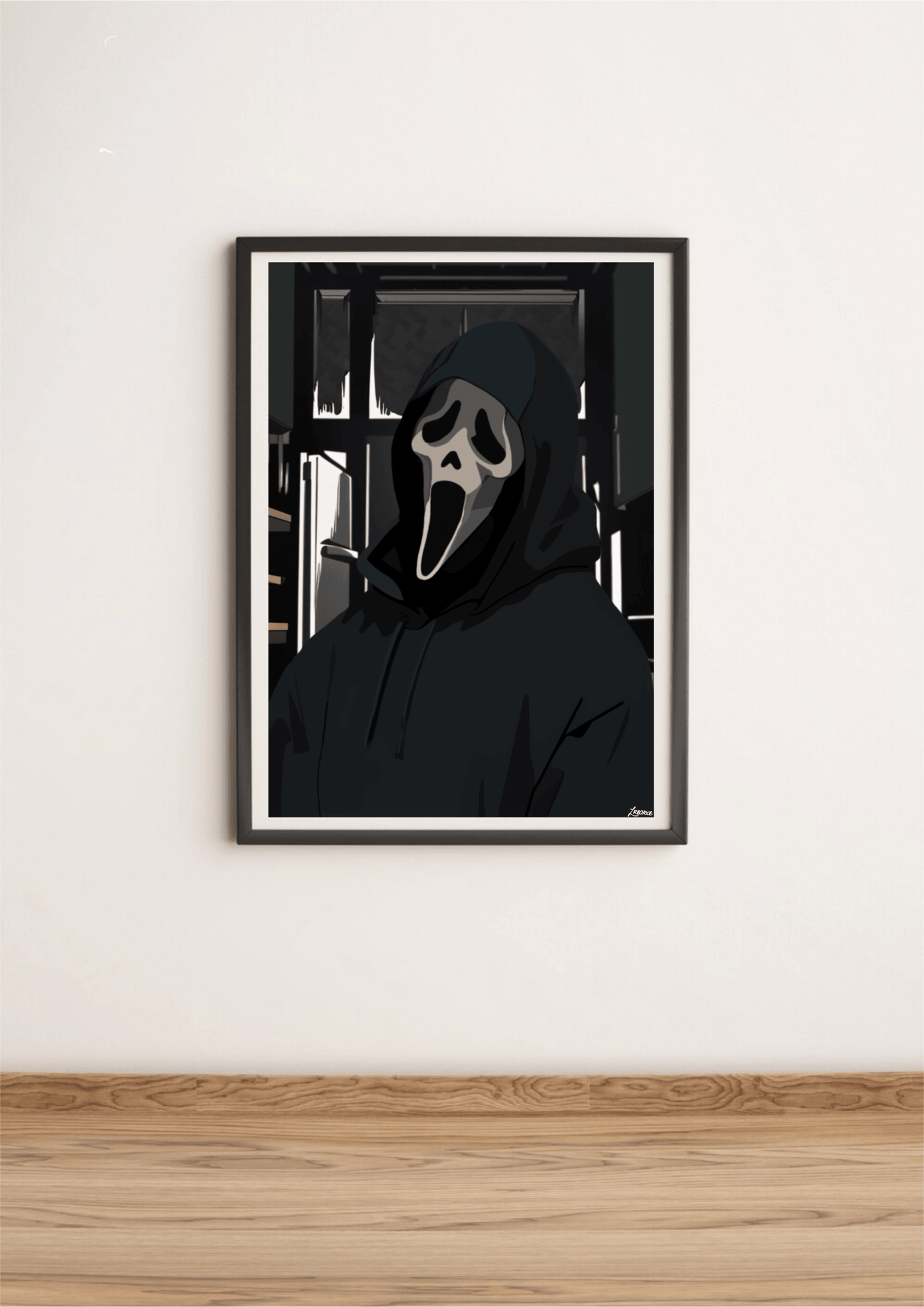Ghost Face Wall Art – Horror Kitchen Aesthetic - mezetto KEOLIX KEOLIX