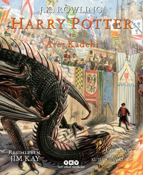 Harry Potter ve Ateş Kadehi -4 (Ciltli , Resimli Özel Baskı)