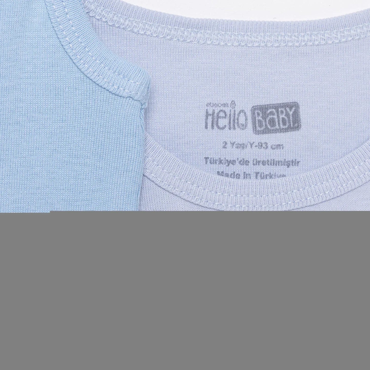 HelloBaby 2 Pcs Athlete - Light Blue - mezetto