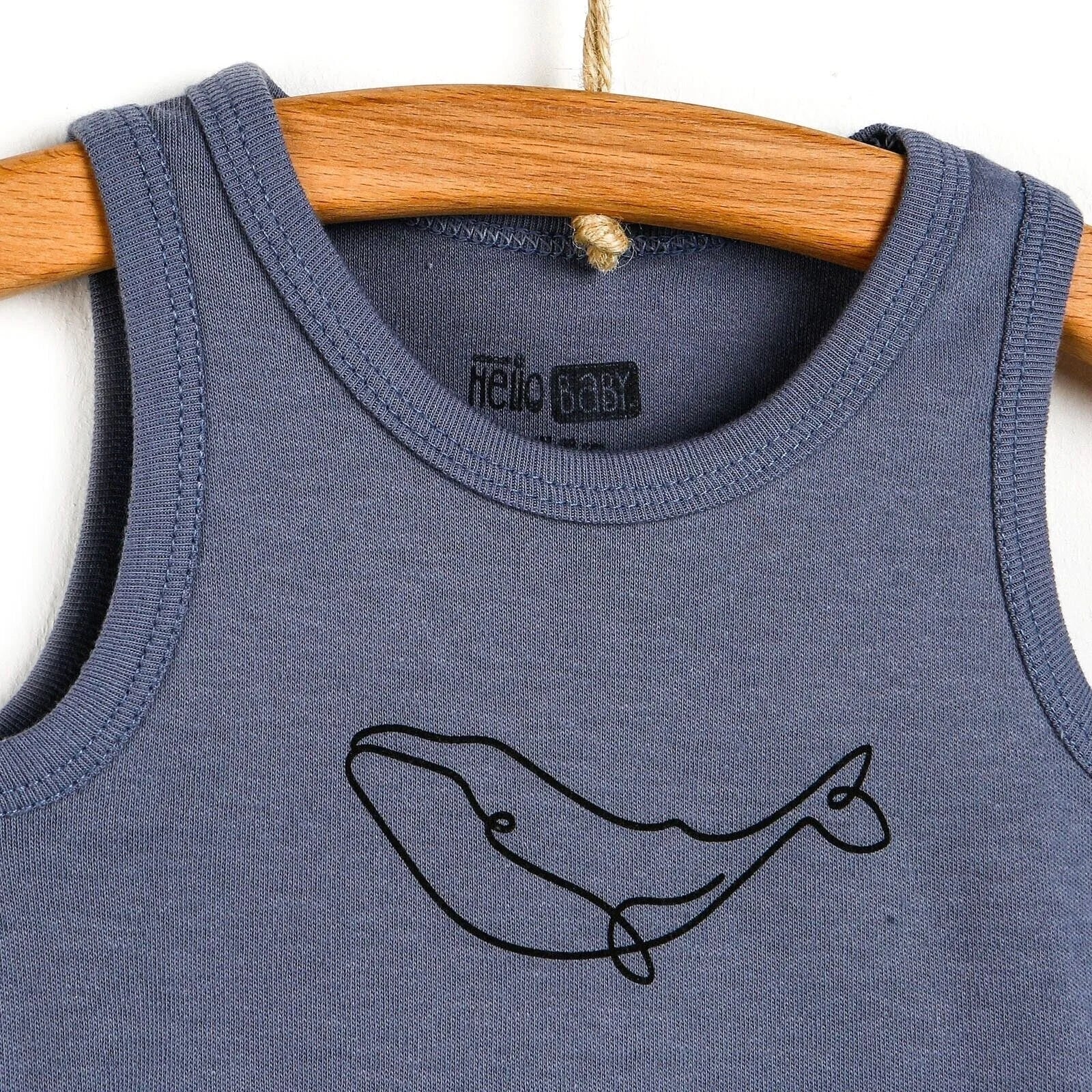 HelloBaby Athlete Bodysuit - Purple - mezetto