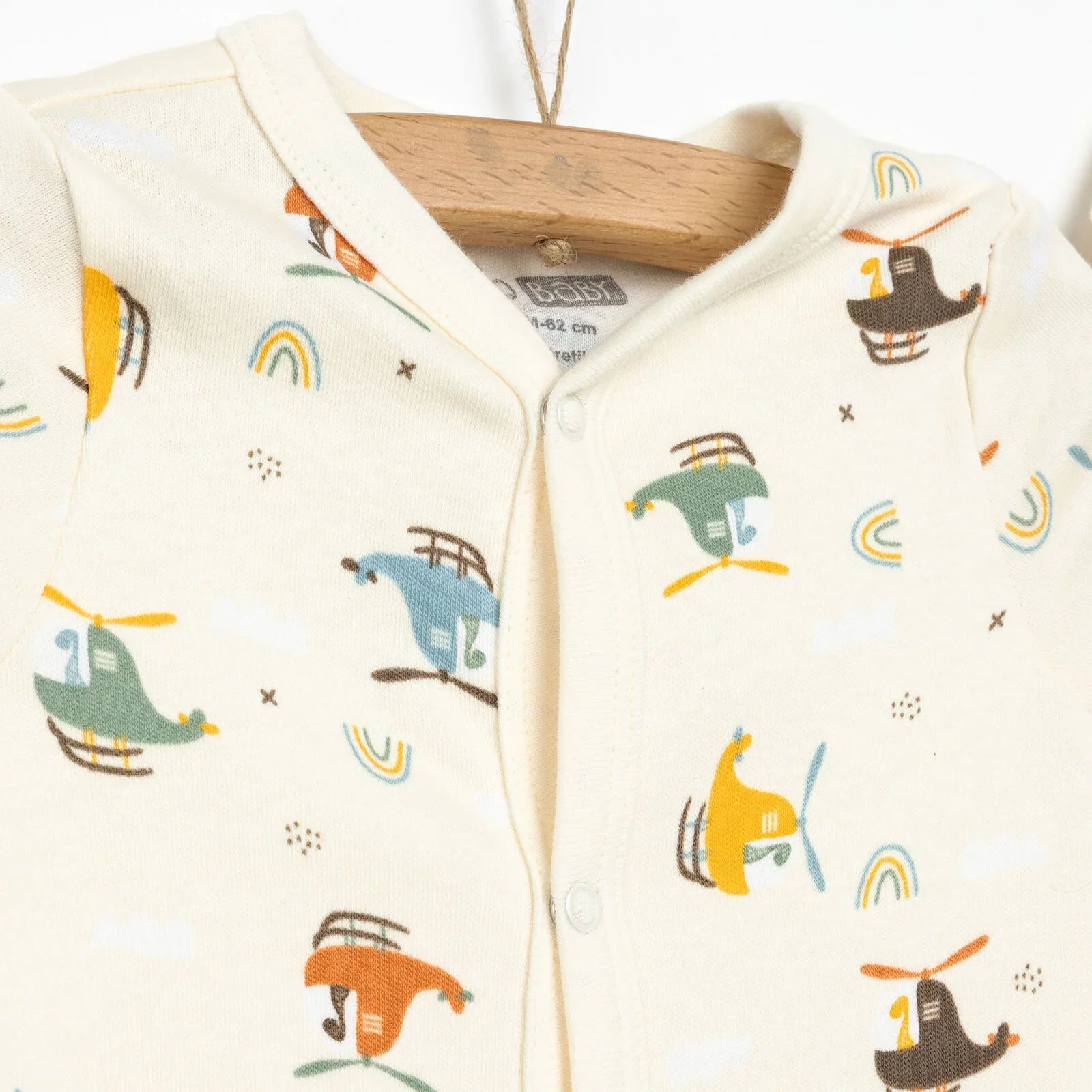 HelloBaby Baby Boy Jumpsuit - Body - Hat - Beige - mezetto