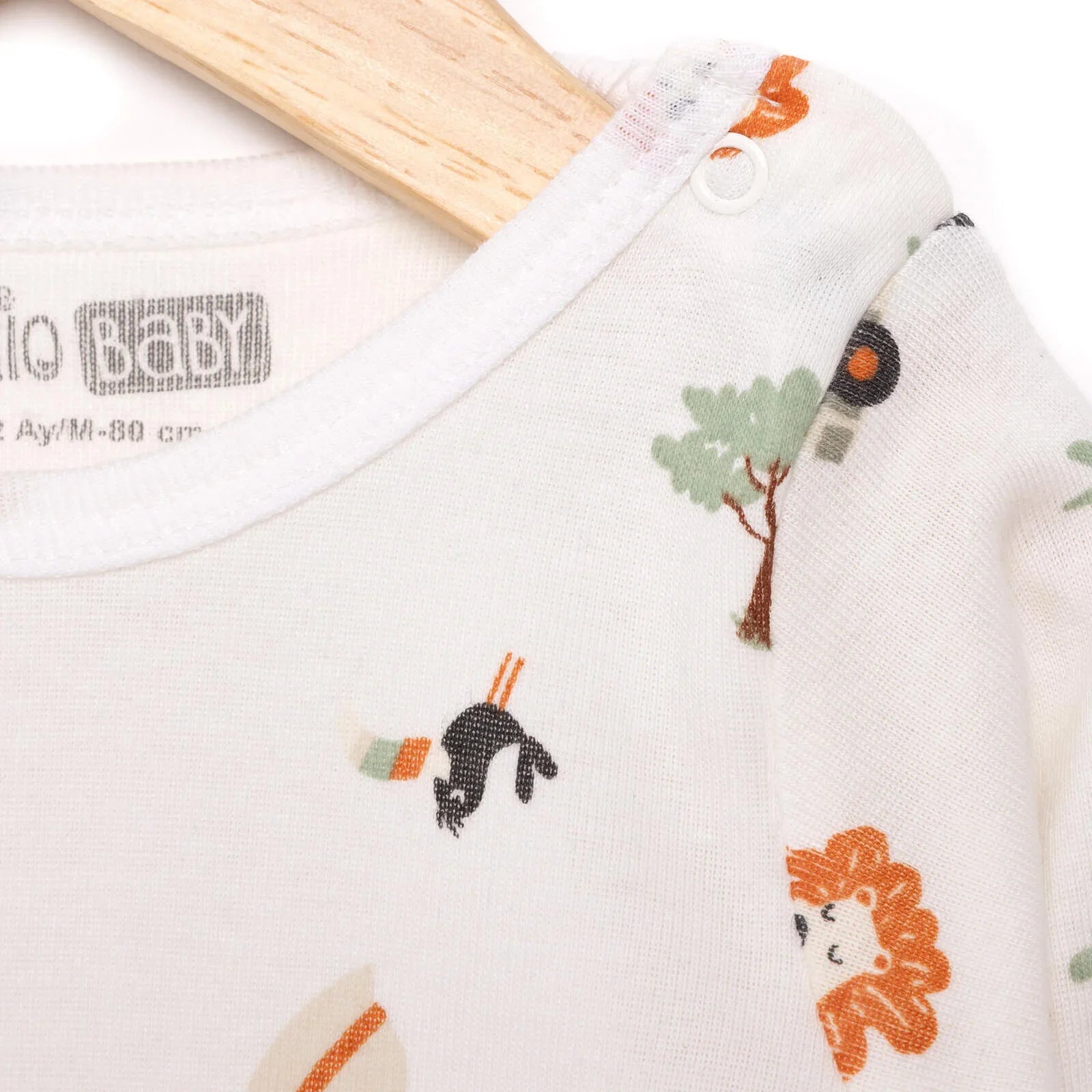 HelloBaby Baby Boy Long Sleeve Body 2 pcs - Beige - mezetto