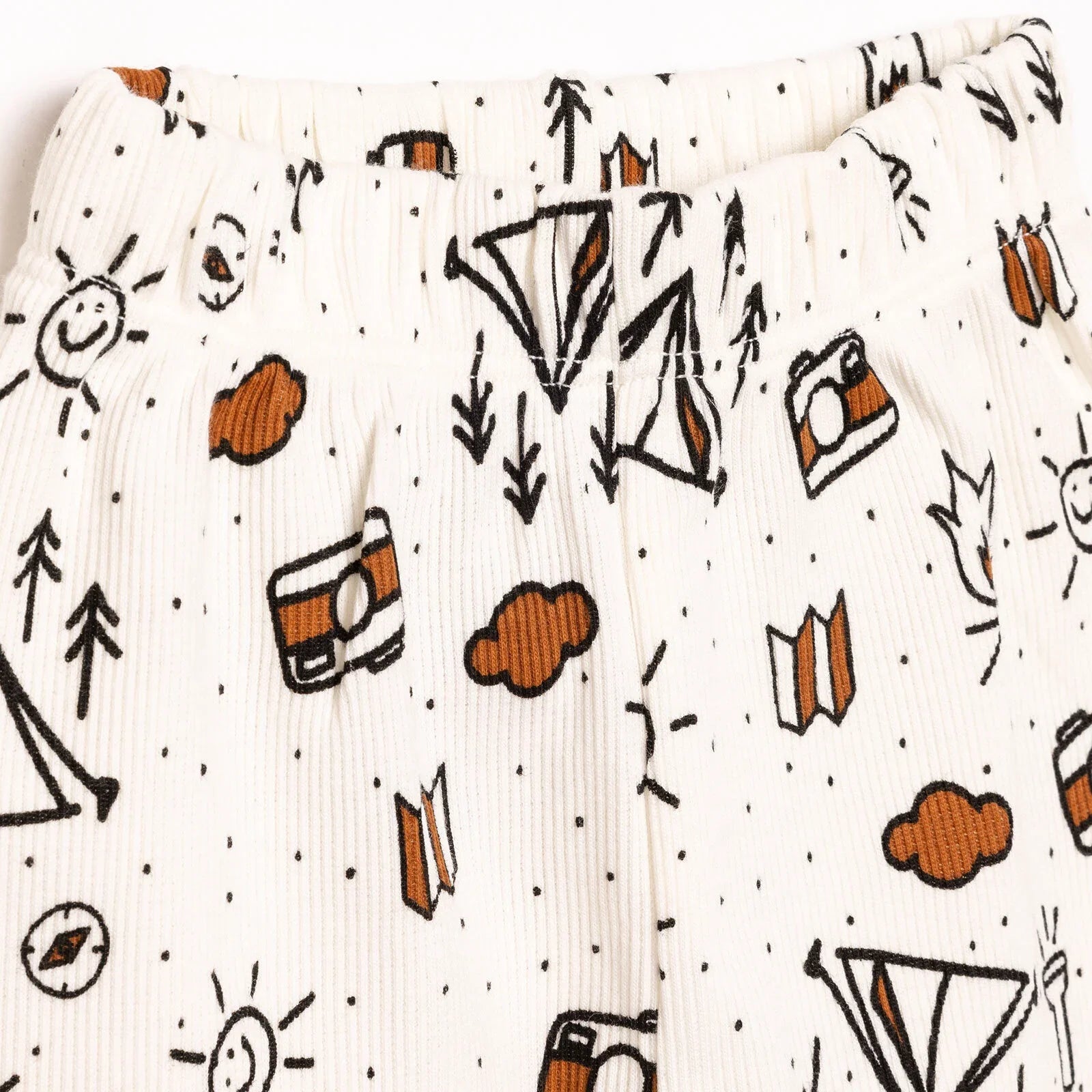 HelloBaby Baby Boy Long Sleeve Pyjamas - Ecru - mezetto