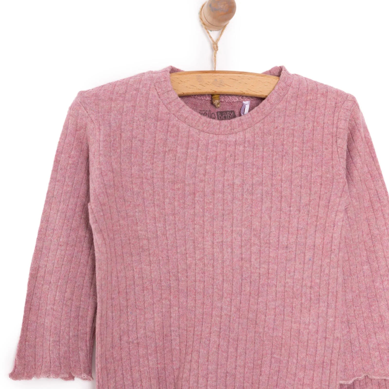 HelloBaby Baby Girl Long Sleeve Pyjamas Set - Light Pink - mezetto