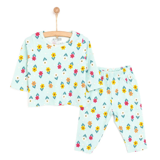 HelloBaby Baby Girl Long Sleeve Pyjamas Set - Multicolour - mezetto