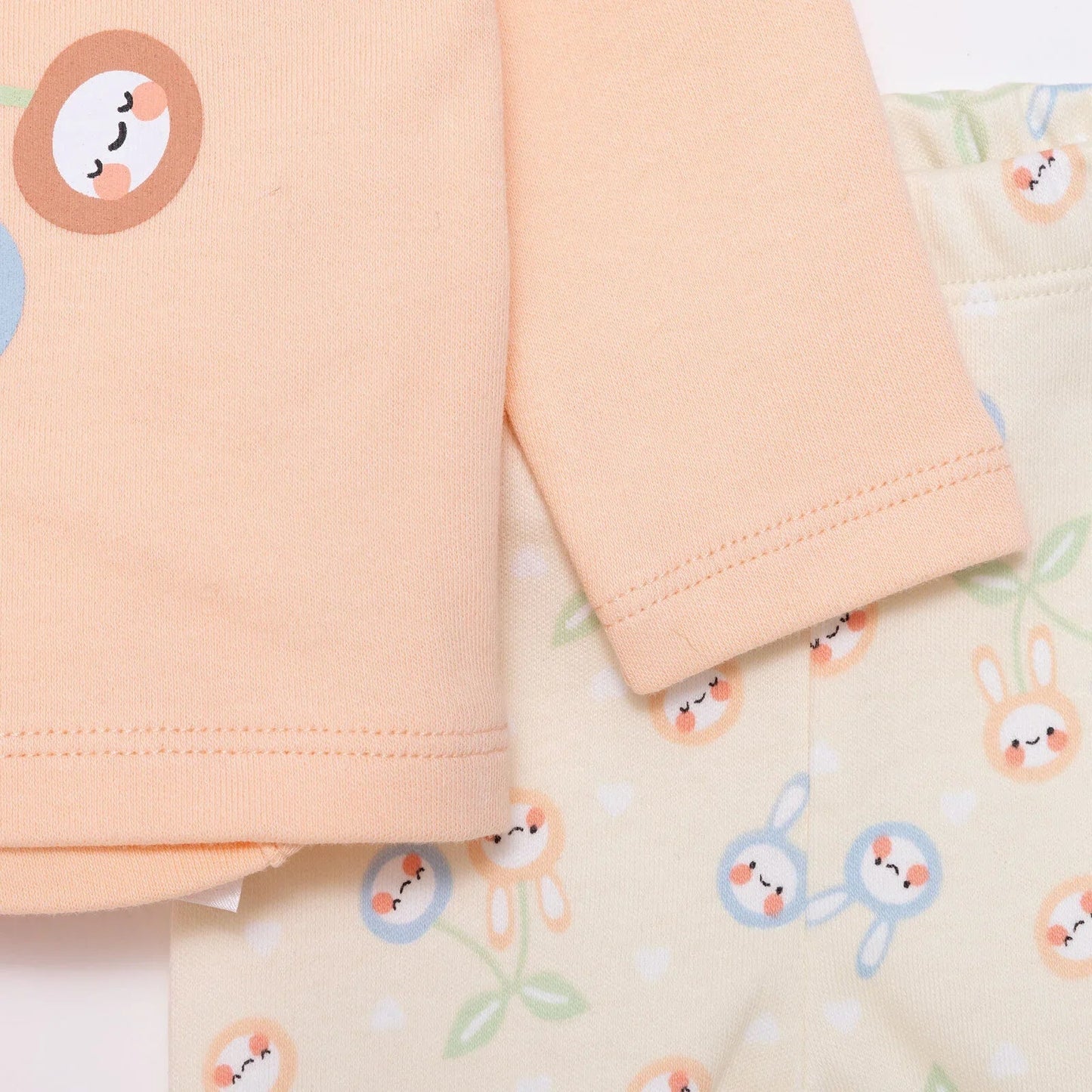 HelloBaby Girl 5 Piece Newborn Set - Salmon - mezetto ebebek ebebek