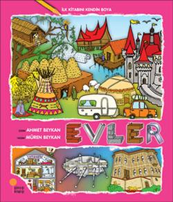 İlk Kitabını Kendin Boya - Evler - mezetto