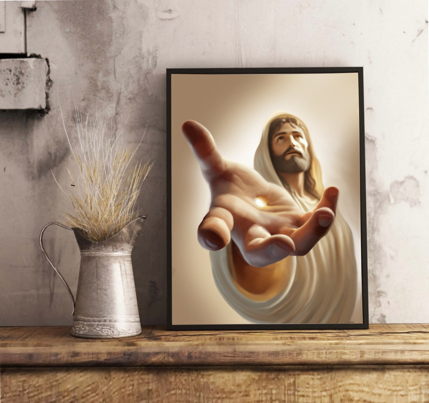 Jesus Christ of Nazareth Art Print | Christian Wall Decor - mezetto KEOLIX KEOLIX