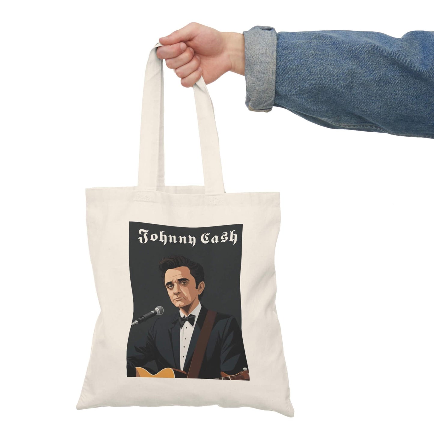 Johnny Cash Tote – Music Legend Recycled Shopper - mezetto KEOLIX KEOLIX