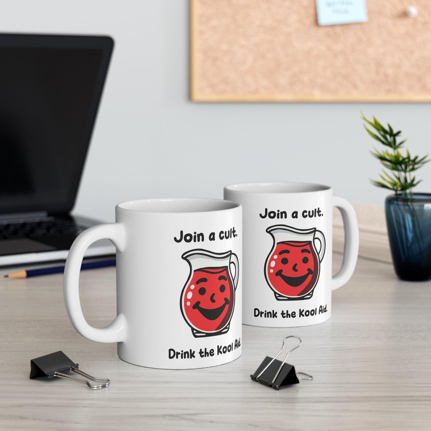 Join a Cult – Drink the Kool - Aid Mug | 11 oz Dark Humour - mezetto KEOLIX KEOLIX