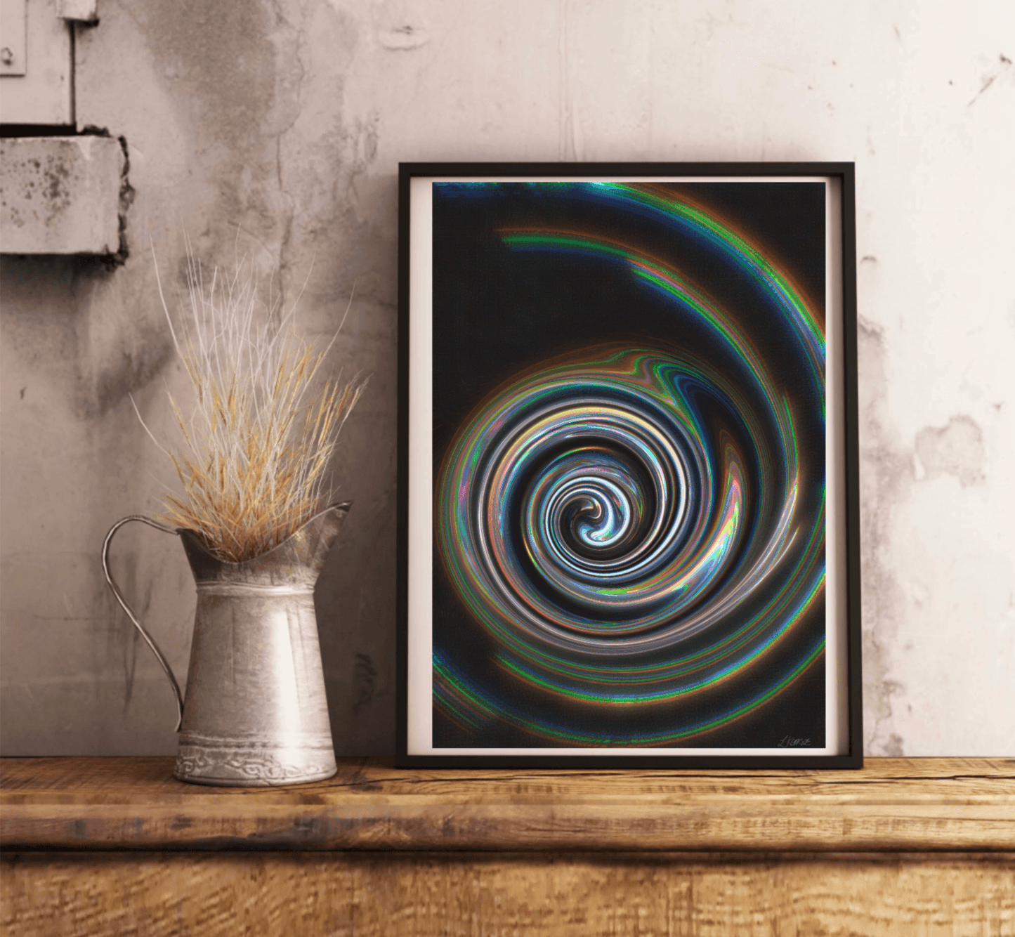 Kaleidoscope Swirl Art Print | Vibrant Abstract Wall Decor - mezetto KEOLIX KEOLIX