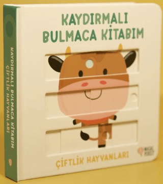 Kaydırmal Bulmaca Kitabım - Çiftlik Hayvanları
