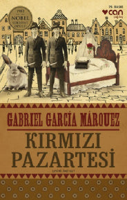 Kırmızı Pazartesi kitap kapağı - Gabriel García Márquez Can Yayınları romanı