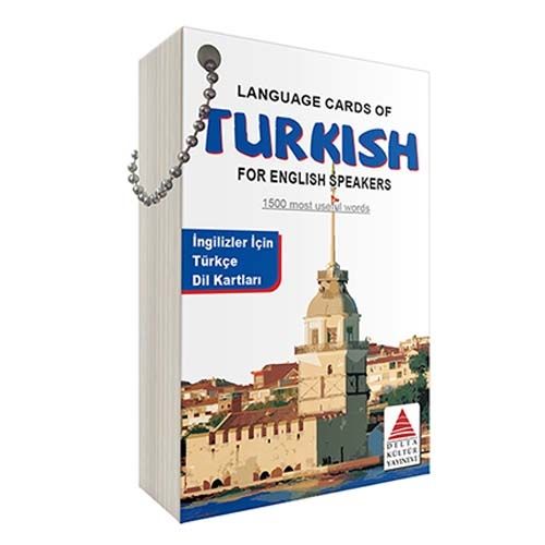 Language Cards Of Turkish For English Speakers - mezetto