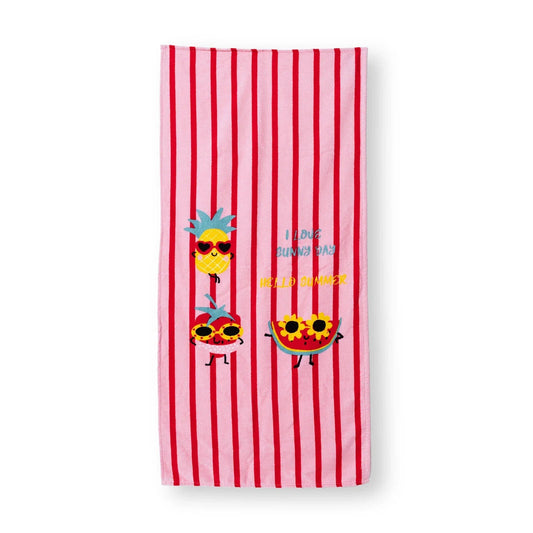 Little Dreams Baby Girl Towel - Red - mezetto