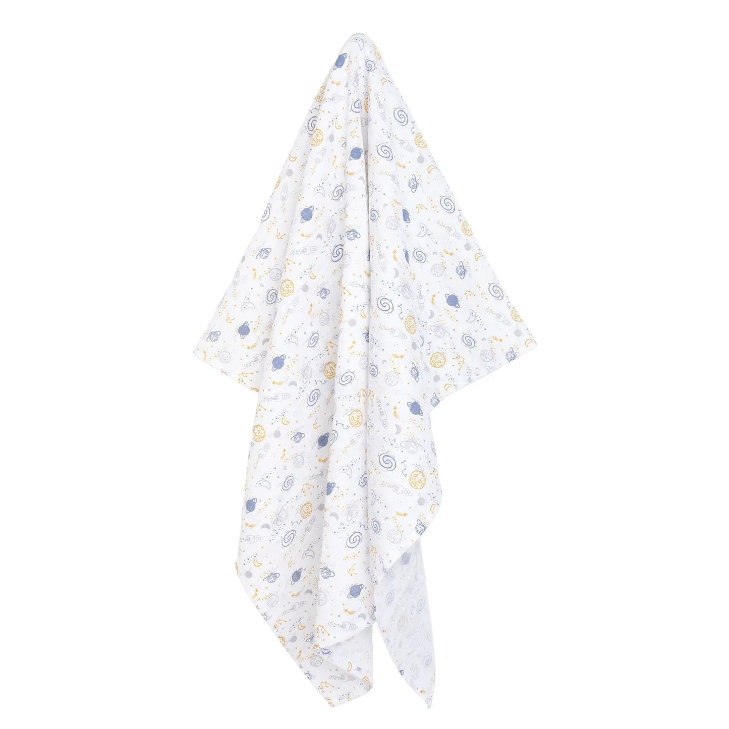 Little Dreams Boy Muslin Blanket - Patterned - mezetto